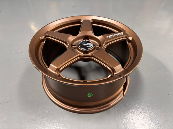 NEW 16X7 ET40 Hotwheels HW01 Flow Formed Rim Racing Bronze 4X100