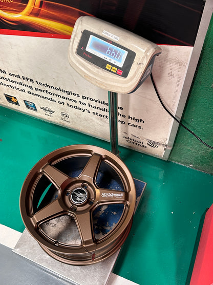 NEW 16X7 ET40 Hotwheels HW01 Flow Formed Rim Racing Bronze 4X100