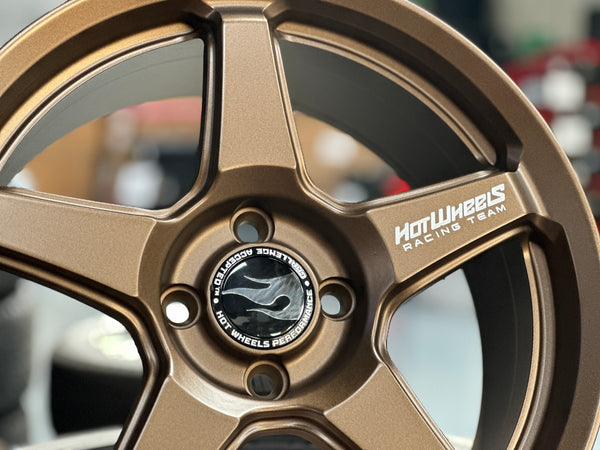 NEW 16X7 ET40 Hotwheels HW01 Flow Formed Rim Racing Bronze 4X100