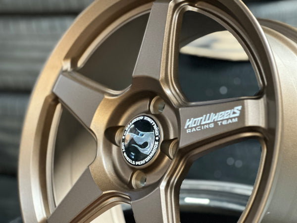NEW 16X7 ET40 Hotwheels HW01 Flow Formed Rim Racing Bronze 4X100