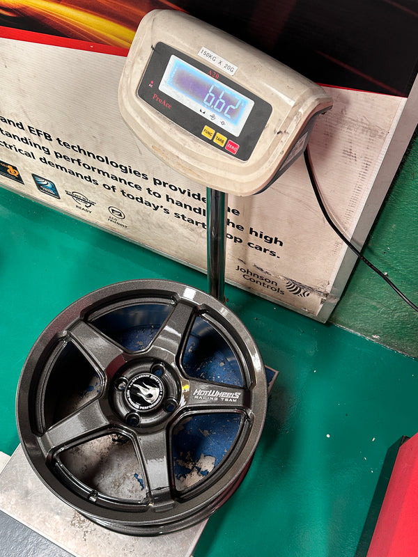 NEW 16X7 ET40 Hotwheels HW01 Flow Formed Rim Racing Graphite 4X100