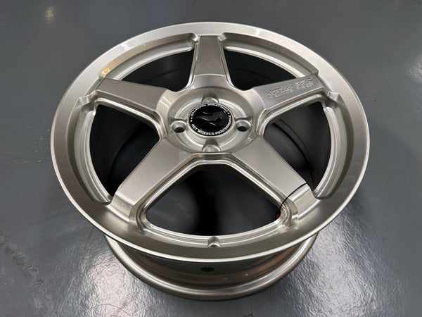 NEW 16X7 ET40 Hotwheels HW01 Flow Formed Rim Diamond Silver 4X100