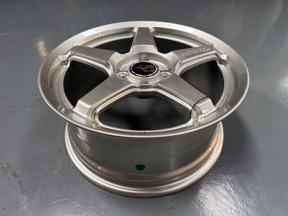 NEW 16X7 ET40 Hotwheels HW01 Flow Formed Rim Diamond Silver 4X100