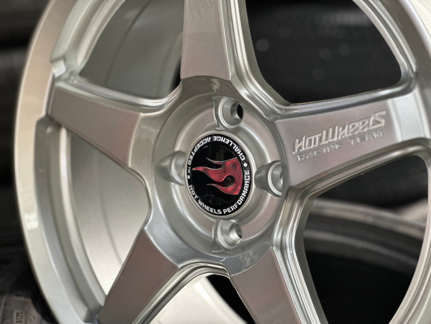 NEW 16X7 ET40 Hotwheels HW01 Flow Formed Rim Diamond Silver 4X100