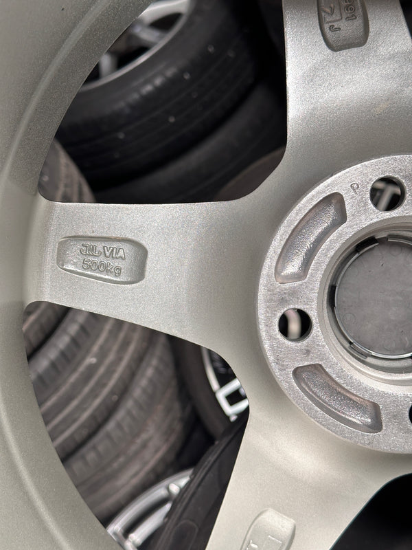 NEW 16X7 ET40 Hotwheels HW01 Flow Formed Rim Diamond Silver 4X100