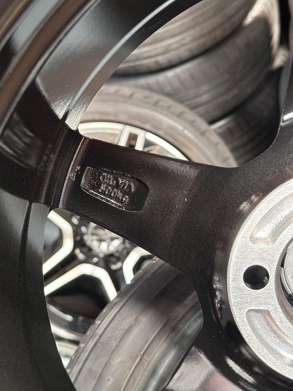 NEW 16X7 ET40 Hotwheels HW01 Flow Formed Rim Racing Black 4X100