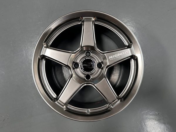 NEW 16X7 ET40 Hotwheels HW01 Flow Formed Rim Diamond Black 4X100