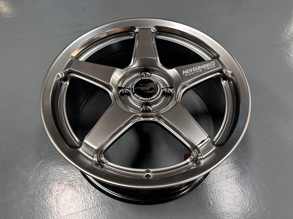 NEW 16X7 ET40 Hotwheels HW01 Flow Formed Rim Diamond Black 4X100