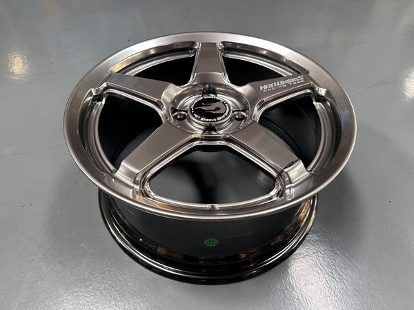 NEW 16X7 ET40 Hotwheels HW01 Flow Formed Rim Diamond Black 4X100