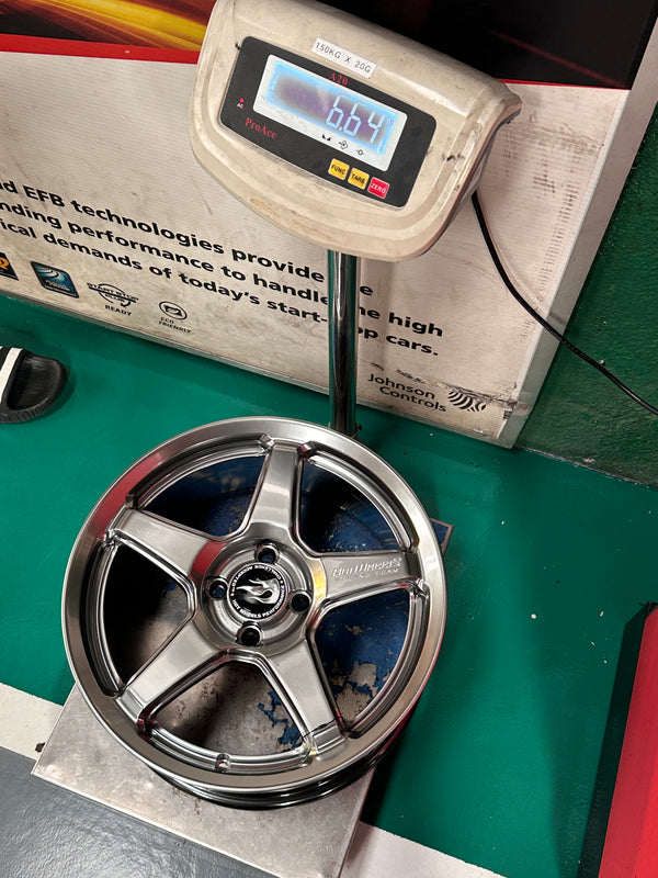 NEW 16X7 ET40 Hotwheels HW01 Flow Formed Rim Diamond Black 4X100