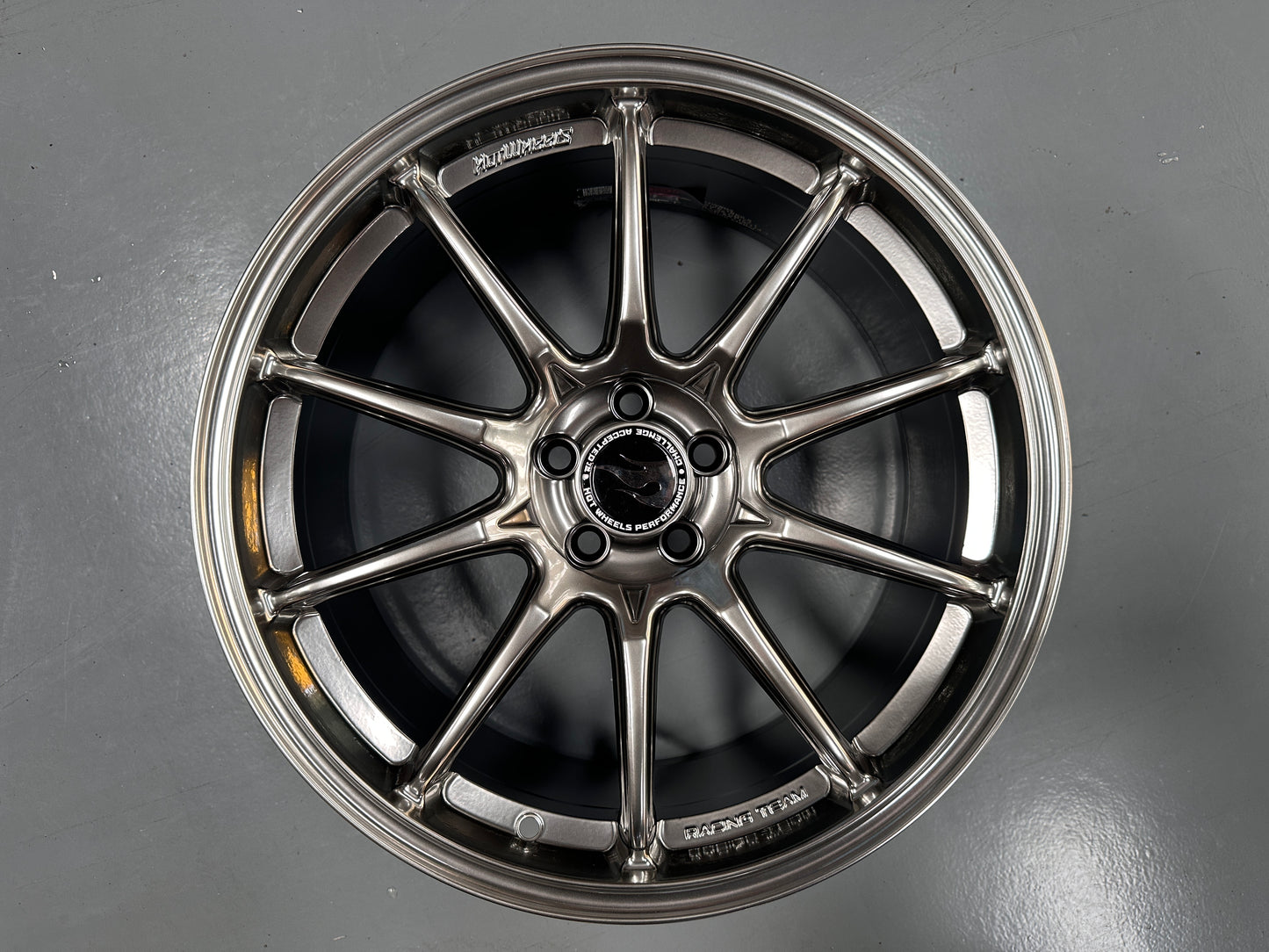 NEW 18X8.5 ET35 Hotwheels HW03 Diamond Black Flow Formed Rim 5X100