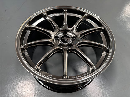 NEW 18X8.5 ET35 Hotwheels HW03 Diamond Black Flow Formed Rim 5X100