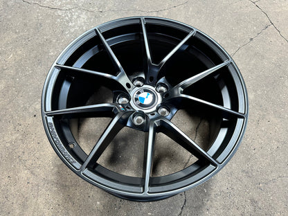New 18x8 ET35 18x9 ET37 BMW Style 763M (4 wheels) Matte Black 5X120