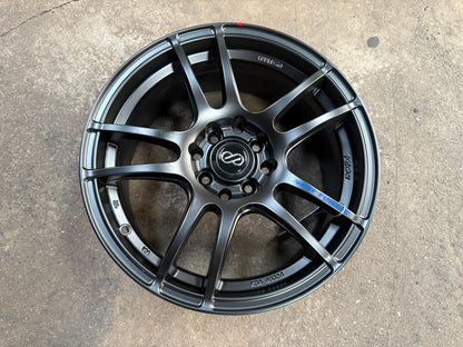 New 16X7 ET40 Enkei Tuning SC24 Rim (4 wheel) Matte Black 4X100