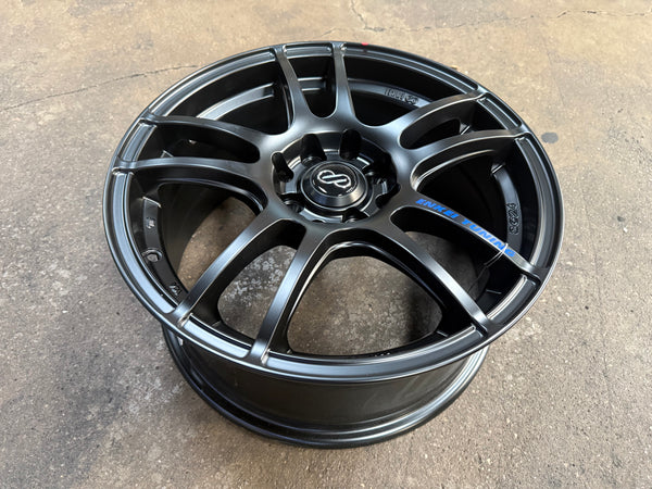 New 16X7 ET40 Enkei SC24 Rim (4 wheel) Black 4X100