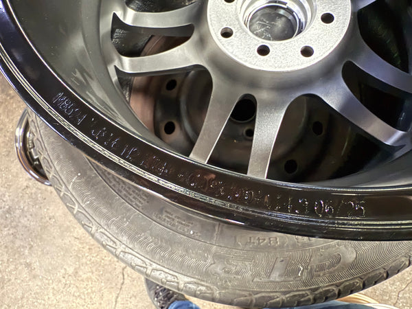 New 16X7 ET40 Enkei SC24 Rim (4 wheel) Silver 4X100