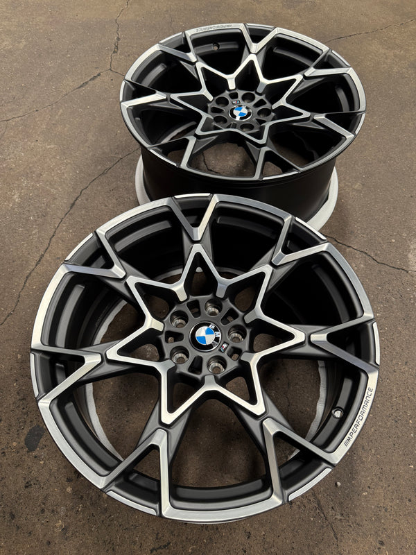 New 20x8.5 ET22 20x9.5 ET35 Overdrive Forged BMW Style 943M (4 wheel) 5x112 Grey