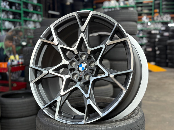 New 20x8.5 ET22 20x9.5 ET35 Overdrive Forged BMW Style 943M (4 wheel) 5x112 Grey