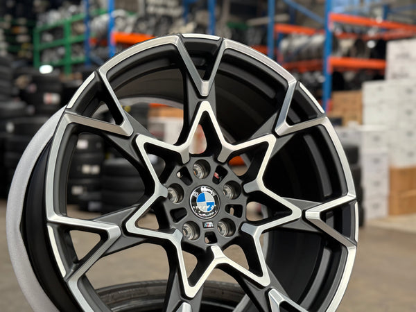 New 20x8.5 ET22 20x9.5 ET35 Overdrive Forged BMW Style 943M (4 wheel) 5x112 Grey