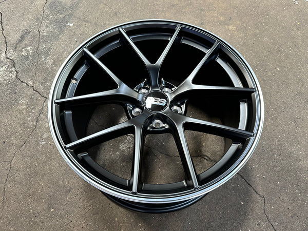 New 19x8.5J ET30 19x9.5J ET40 AOW CIR (4 wheels) Black Flat 5x112