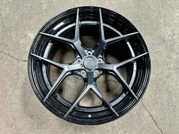 New 20x8.5 ET30 20x10 ET40 G Forged GF01 (4 wheel) 5x112 Matt Black