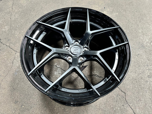 New 20x8.5 ET30 20x10 ET40 G Forged GF01 (4 wheel) 5x112 Matt Black