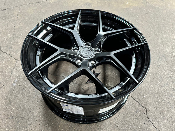 New 20x8.5 ET30 20x10 ET40 G Forged GF01 (4 wheel) 5x112 Matt Black