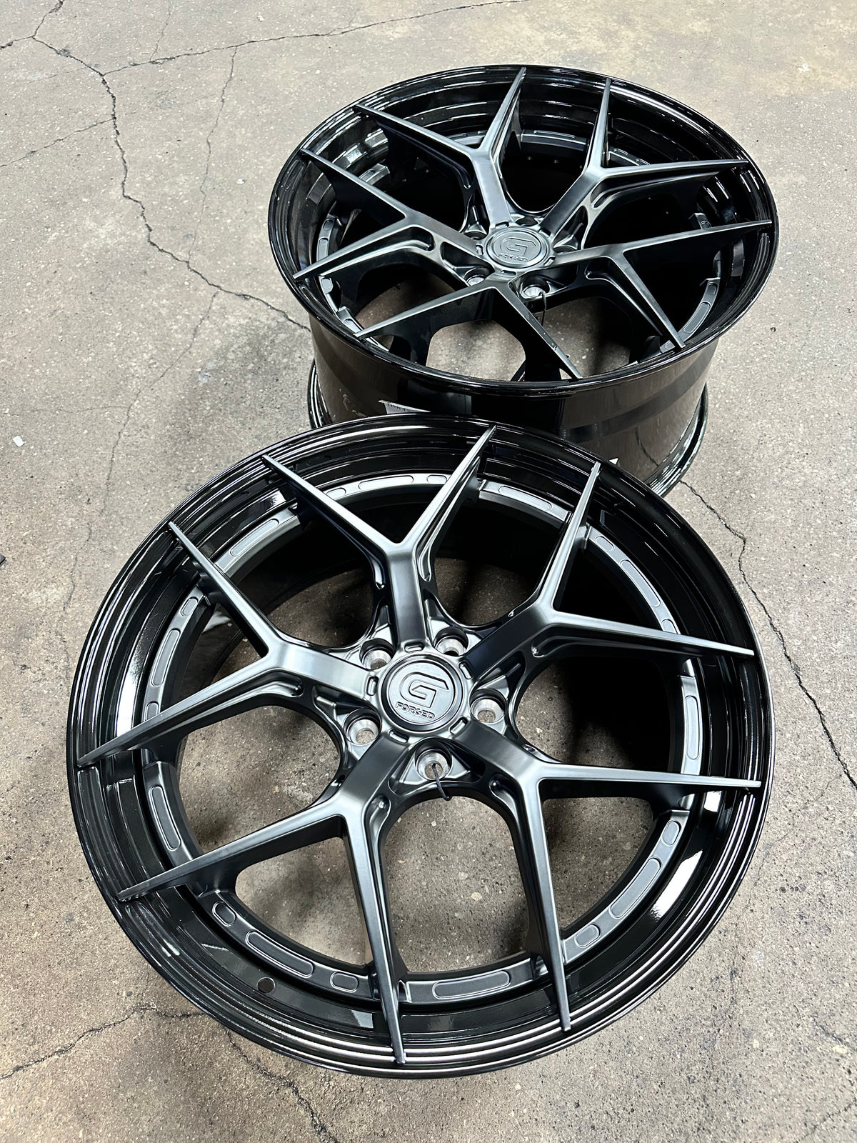 New 20x8.5 ET30 20x10 ET40 G Forged GF01 (4 wheel) 5x112 Matt Black