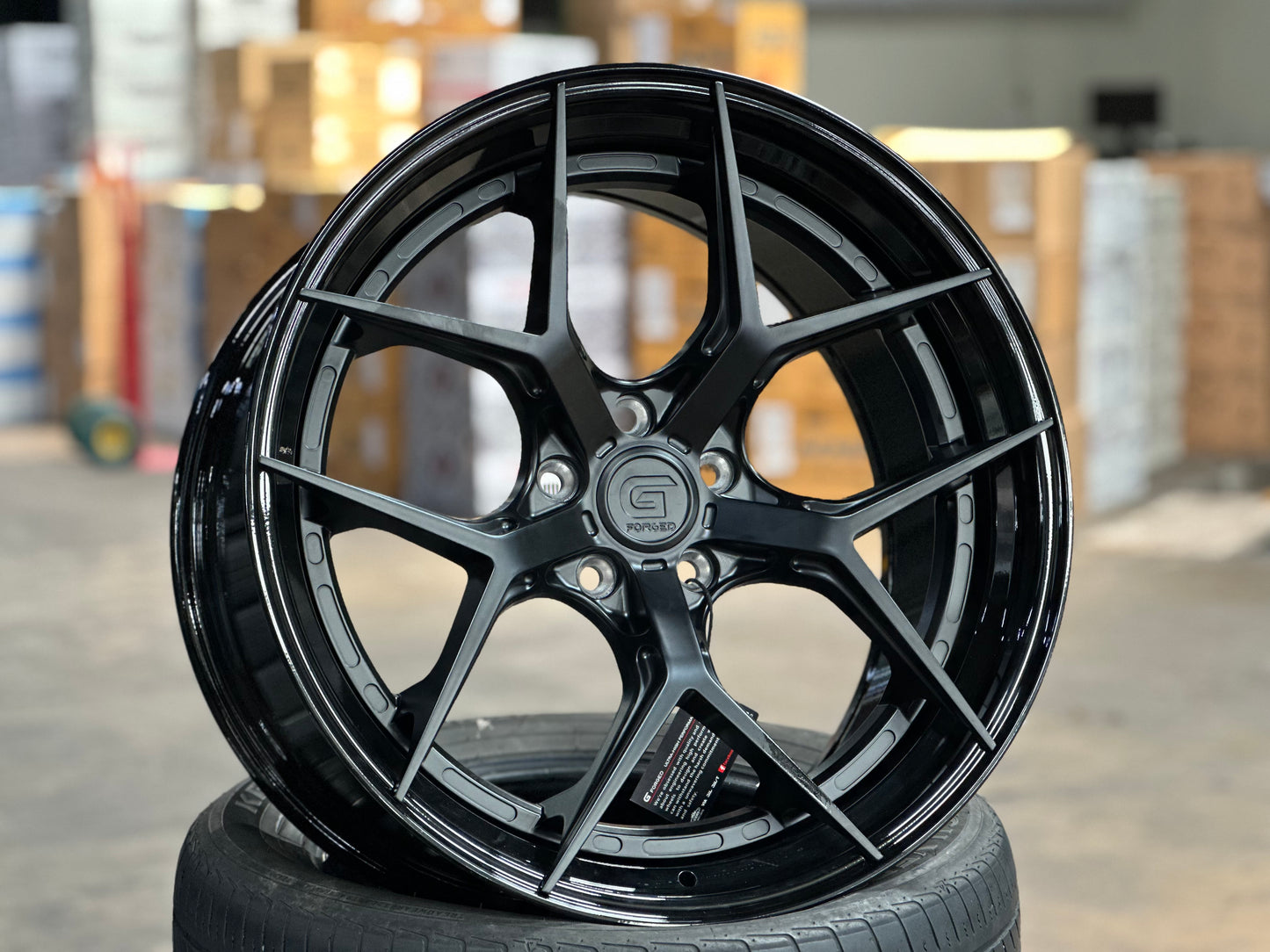 [Bundle] 20x8.5 ET30 G Forged GF01 (2 wheel) 5x112 Matt Black