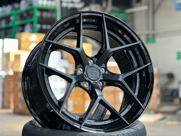 New 20x8.5 ET30 20x10 ET40 G Forged GF01 (4 wheel) 5x112 Matt Black