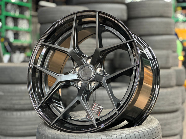 New 20x8.5 ET30 20x10 ET40 G Forged GF01 (4 wheel) 5x112 Matt Black