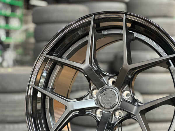 New 20x8.5 ET30 20x10 ET40 G Forged GF01 (4 wheel) 5x112 Matt Black