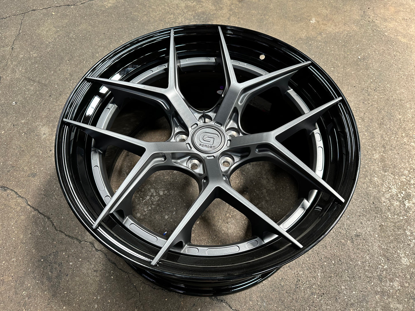 New 20x8.5 ET30 20x10 ET40 G Forged GF01 (4 wheel) 5x112 Matt Gunmetal