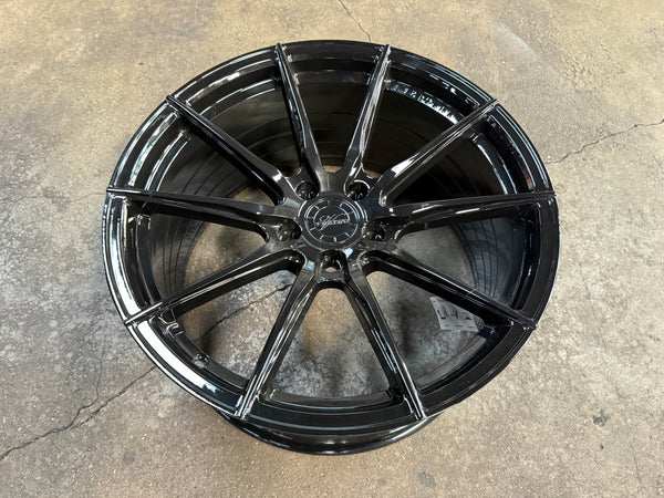 New 19x8.5 ET30 19x9.5 ET37 Vertini RFS1.1 (4 wheels) Black 5X112