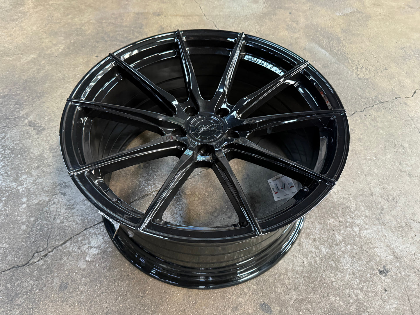 New 19x8.5 ET30 19x9.5 ET37 Vertini RFS1.1 (4 wheels) Black 5X114.3