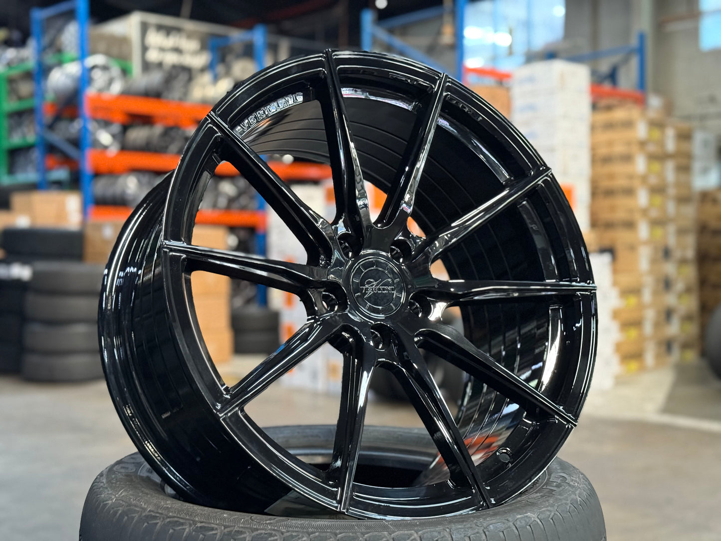 New 19x8.5 ET30 19x9.5 ET37 Vertini RFS1.1 (4 wheels) Black 5X114.3