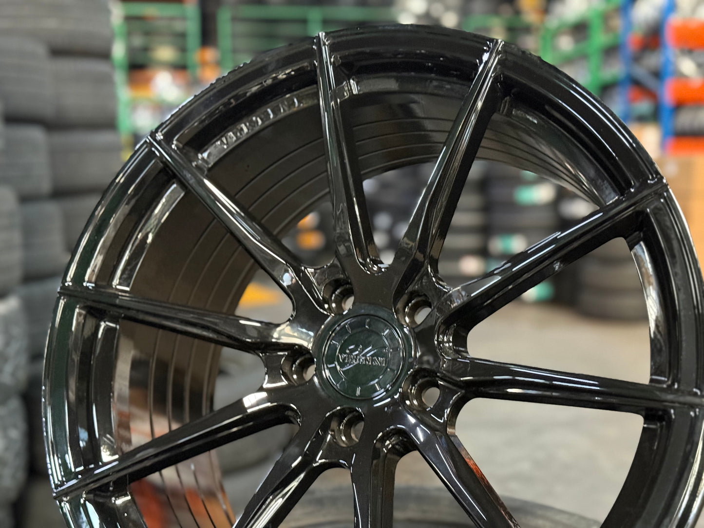 New 19x8.5 ET30 19x9.5 ET37 Vertini RFS1.1 (4 wheels) Black 5X114.3