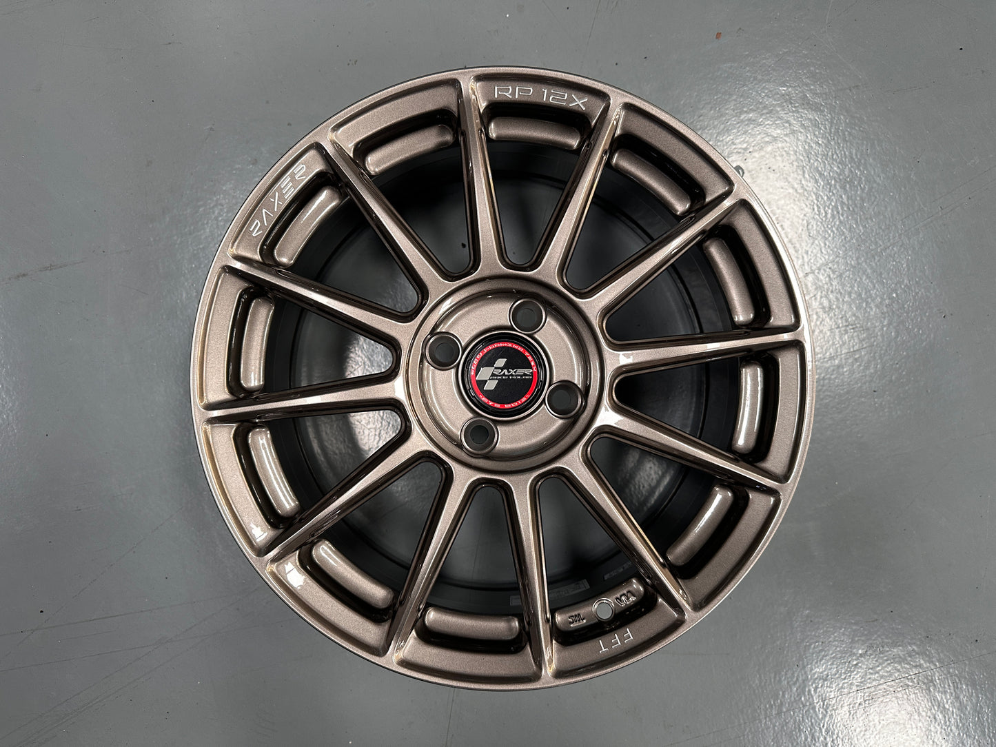 NEW 16X7 ET42 Raxer RP12X Flow Formed Rim Sepang Silver 4X100