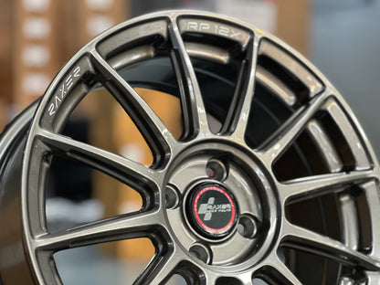 NEW 16X7 ET42 Raxer RP12X Flow Formed Rim Sepang Silver 4X100