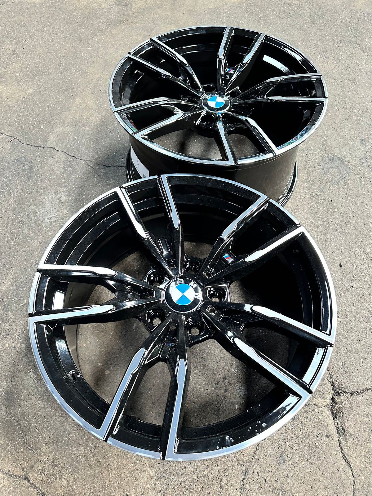 New 18X8 ET35 18X9 ET35 BMW Style 792M rim (4 wheels) Matte Black 5X120