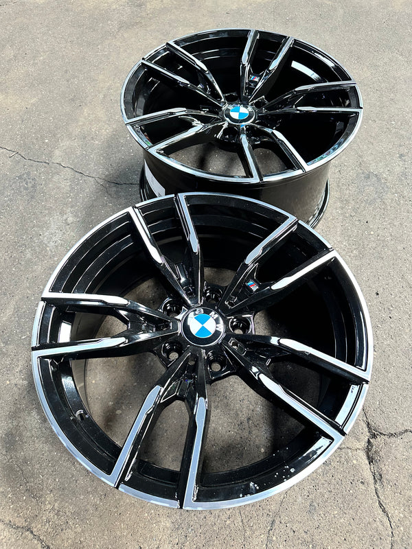 New 18X8 ET35 18X9 ET35 BMW Style 792M rim (4 wheels) Matte Black 5X120