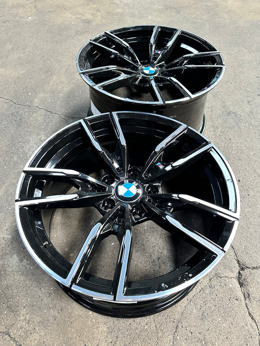New 18X8 ET35 18X9 ET35 BMW Style 792M rim (4 wheels) Matte Black 5X120
