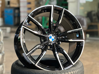 New 18X8 ET35 18X9 ET35 BMW Style 792M rim (4 wheels) Matte Black 5X120