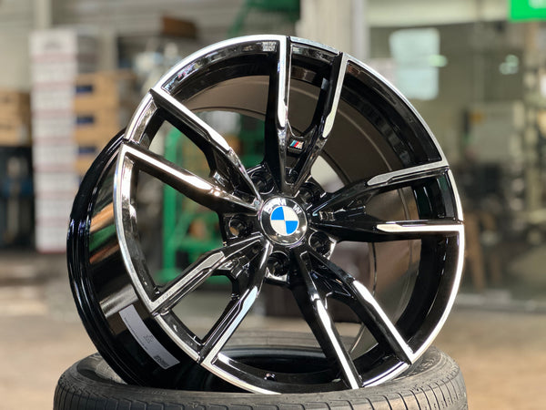 New 18X8 ET35 18X9 ET35 BMW Style 792M rim (4 wheels) Matte Black 5X120