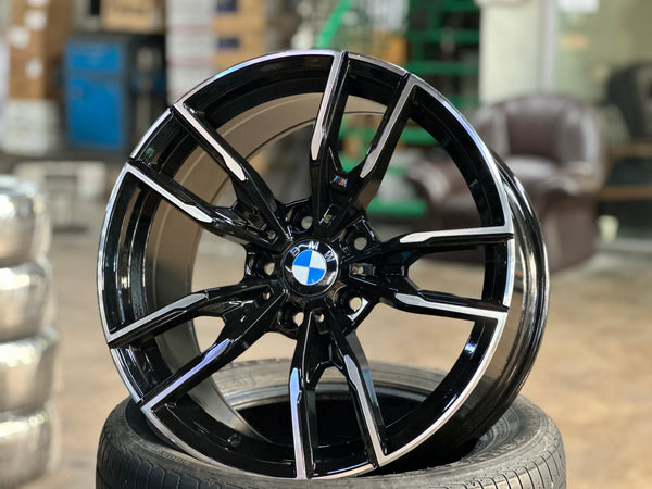 New 18X8 ET35 18X9 ET35 BMW Style 792M rim (4 wheels) Matte Black 5X120