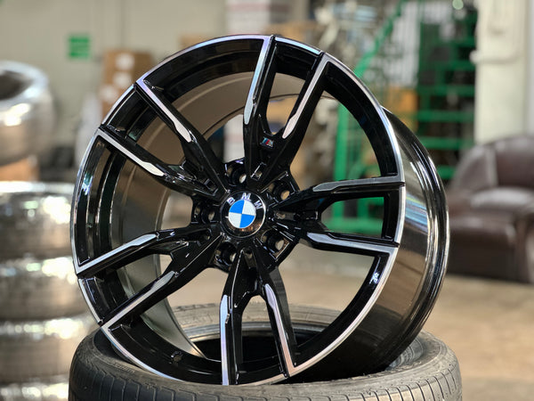 New 18X8 ET35 18X9 ET35 BMW Style 792M rim (4 wheels) Matte Black 5X120
