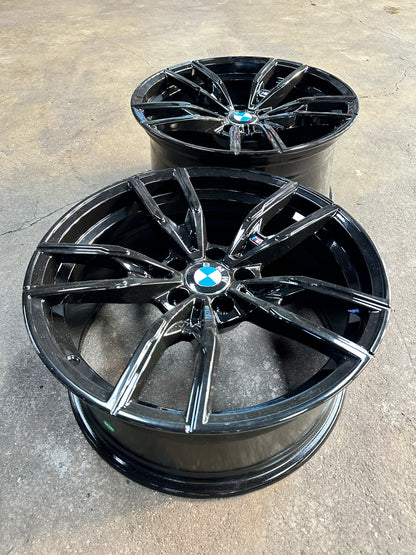 New 18 BMW Style 792M rim G20 (4 wheel) Black 5X112
