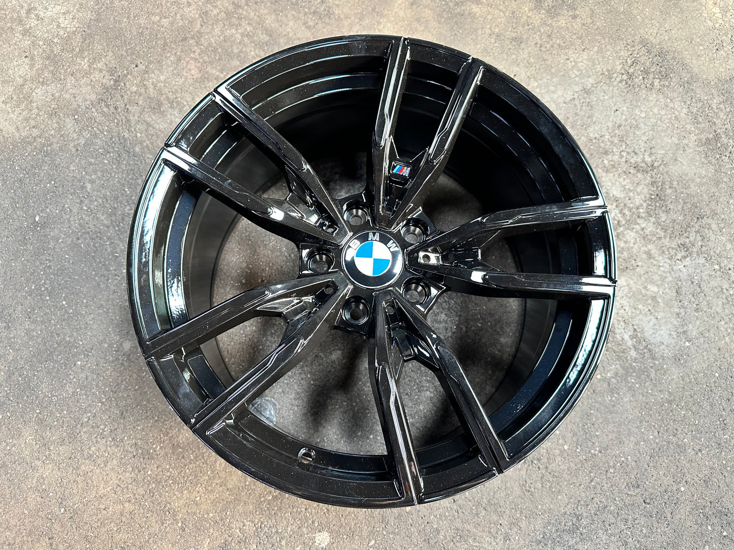 New 18X8 ET35 18X9 ET35 BMW Style 792M rim (4 wheels) BLACK 5X120