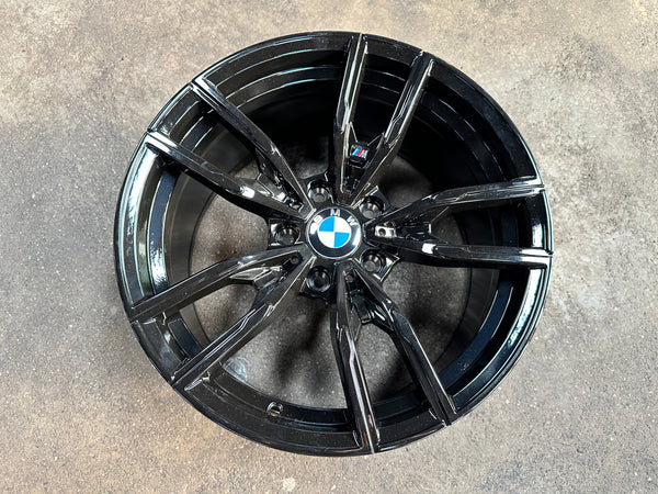 New 18X8 ET35 18X9 ET35 BMW Style 792M rim (4 wheels) BLACK 5X120