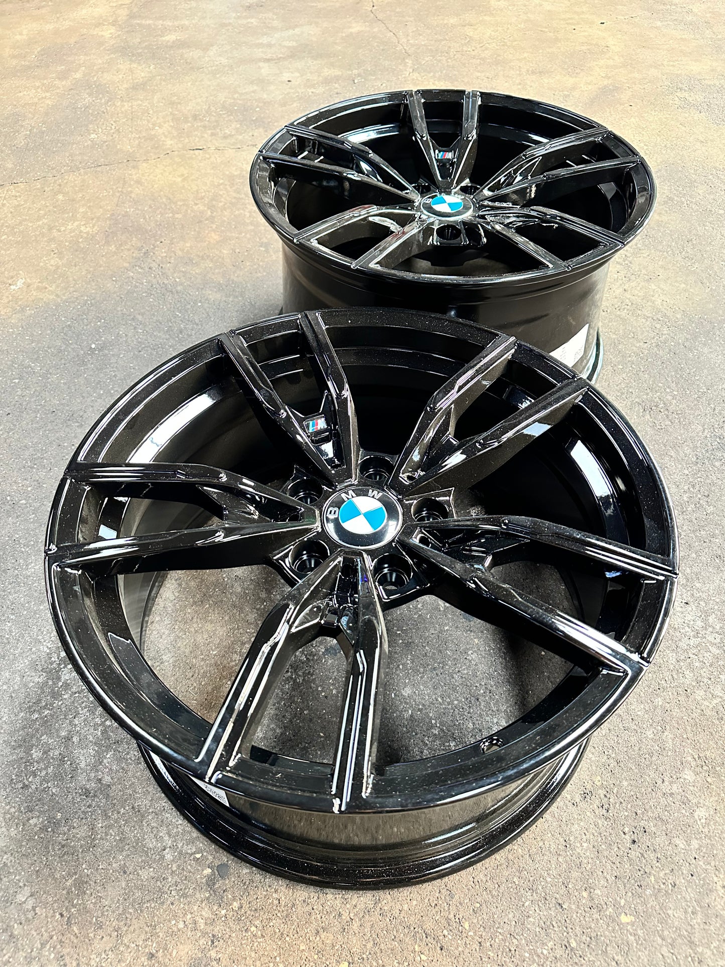 New 18X8 ET35 18X9 ET35 BMW Style 792M rim (4 wheels) BLACK 5X120